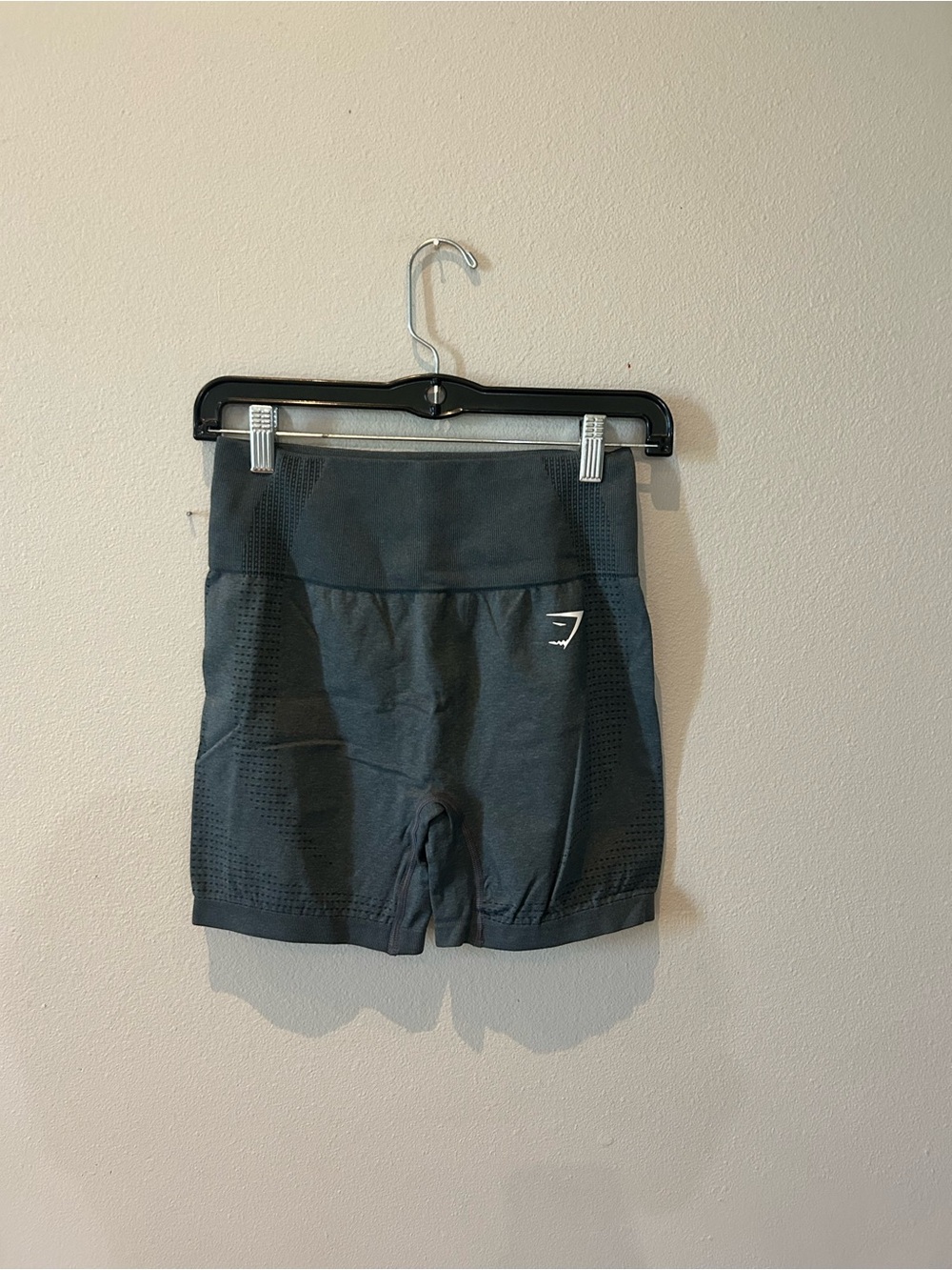 Gymshark Charcoal Seamless High-Waist Bike Shorts